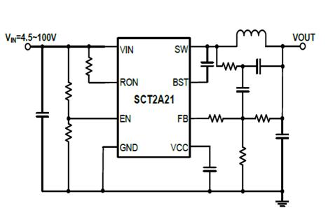 4.5V-100V Vin, 1A, Constant On-Time Synonous BUCK Converter