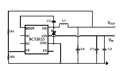 4.5V-60V Vin, 3A, High Efficiency Step-down DCDC Converter